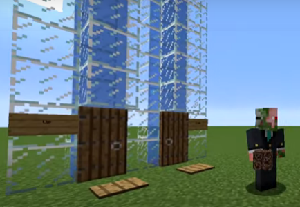 water elevator in minecraft