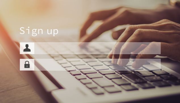 Signup for an account