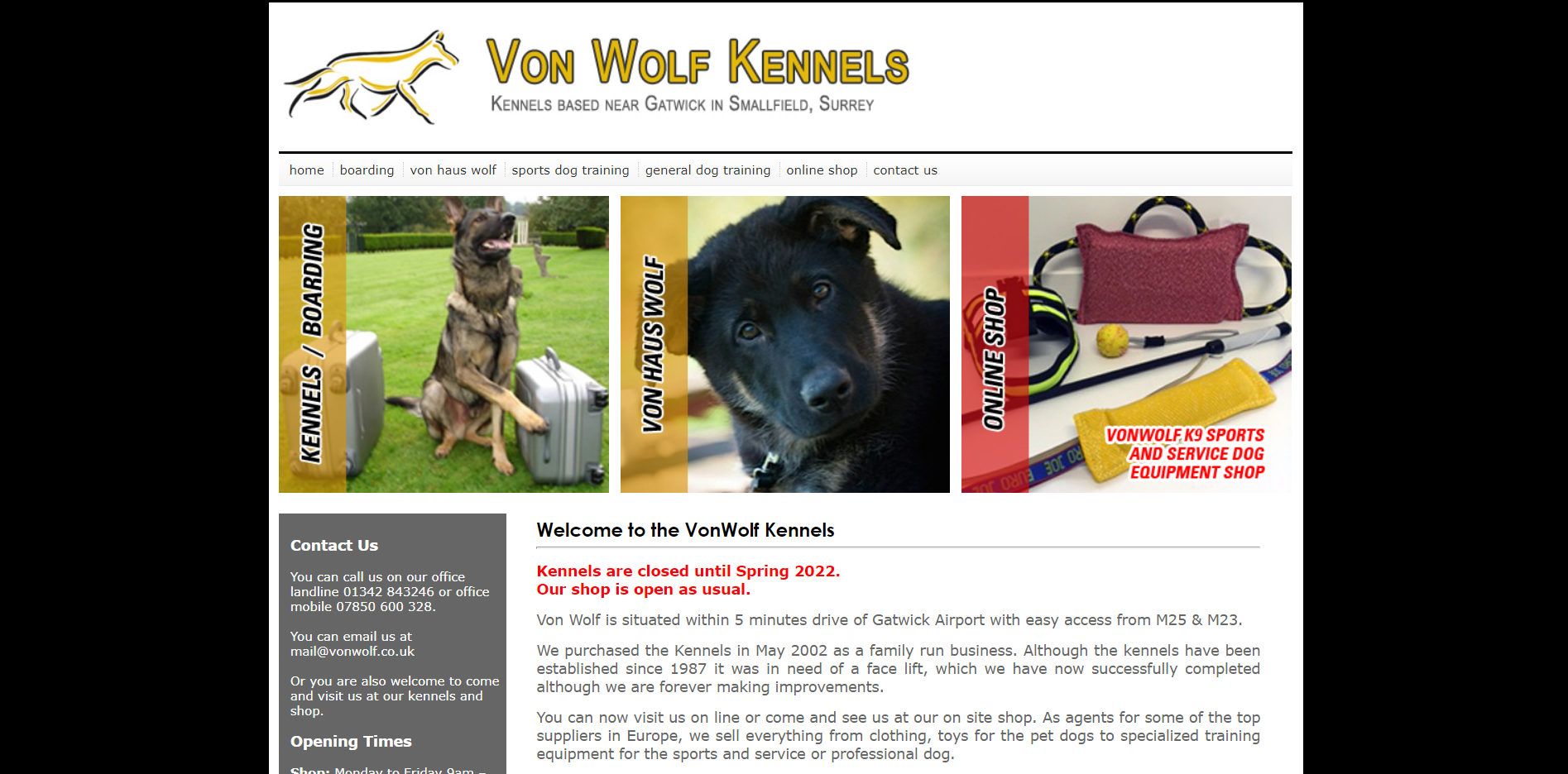 Von Wolf Kennels